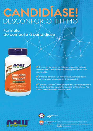 Panfleto Candida Support Now Foods Nasofis