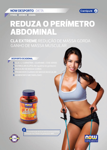 Panfleto CLA Extreme Now Foods Nasofis