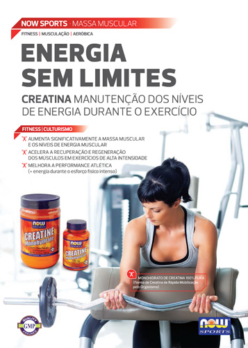 Panfleto Creatine Now Foods Nasofis