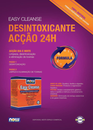 Panfleto Easy Cleanse Now Foods Nasofis