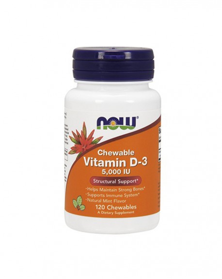 Vitamin D-3 5000 IU, Mint Flavor